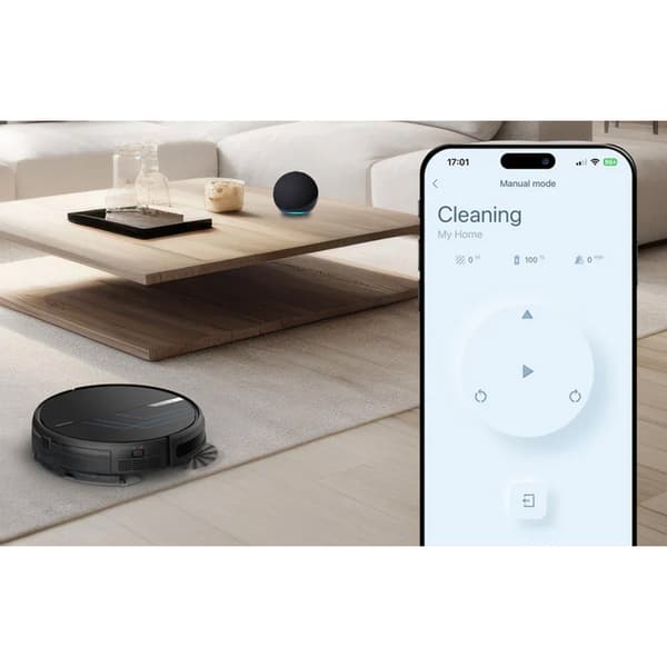 Airrobo P30 Robotdammsugare med 3-i-1-funktion och 3000 Pa sugkraft - Svart