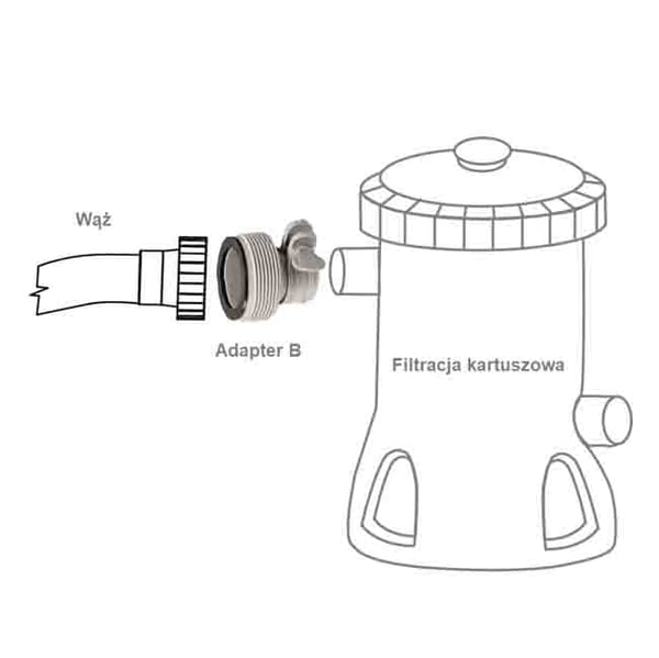 Pooladapter B #29061 1 stk.