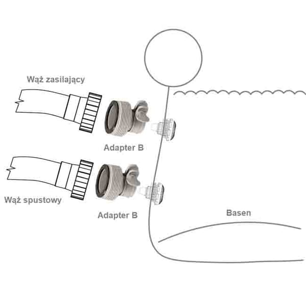 Pooladapter B #29061 1 stk.