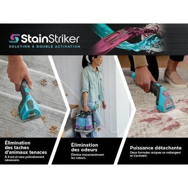 Pack av rengöringslösningar SHARK StainStriker Pet - 946 ml/473 ml
