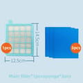 Miniatyrbillede 3 af 5: Universal svampefilter til Philips fc8471 / fc8632 / fc8516 støvsuger