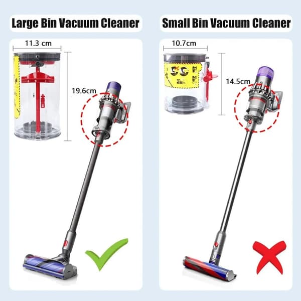 Beholder / Støvbeholder – Dyson V11, V15, SV14, SV22