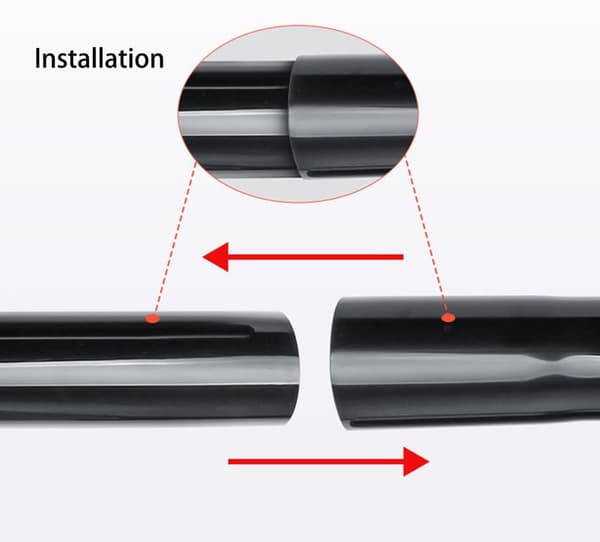 Lämplig för Philips dammsugartillbehör plastförlängning rakt rör förlängningsrör inuti 32 mm mun