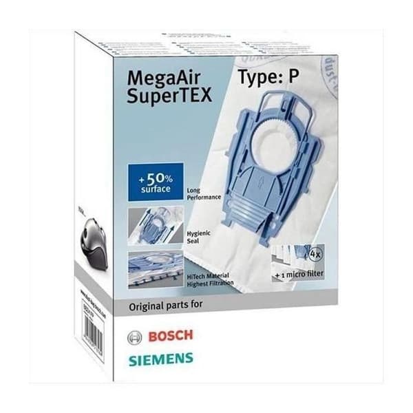 BOSCH - 4 dammsugarpåsar + 1 filter - BBZ41FP