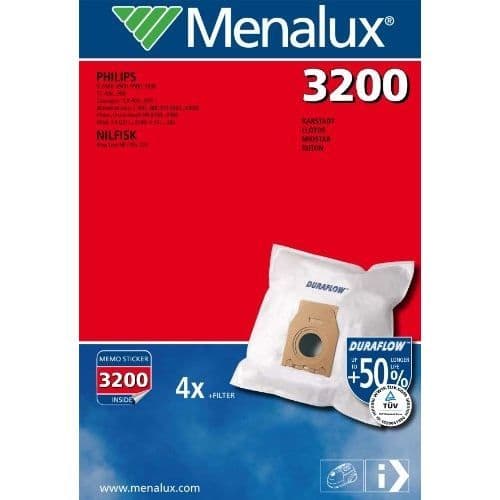 Menalux 3200 Duraflow 4 vakuumpåsar