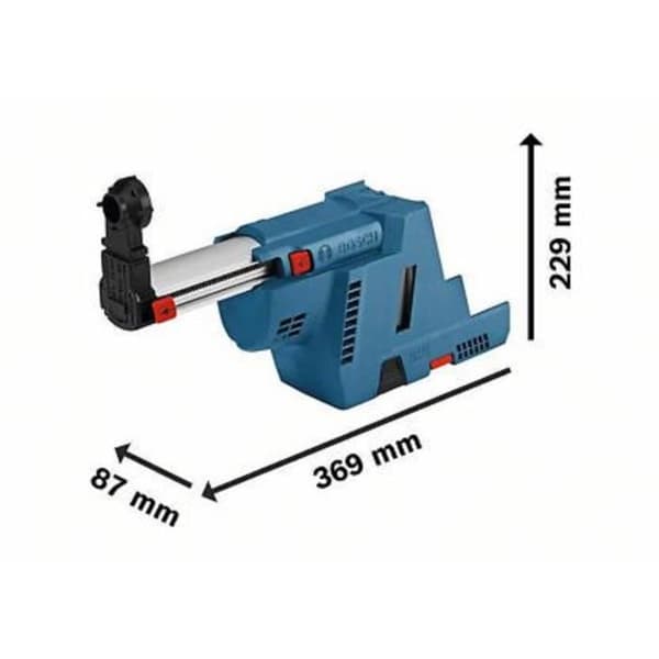 Bosch Professional GDE 18V-16 sugtillbehör för GBH 18V-24, GBH18V-26 och GBH 18V-28 - 1600A0051M
