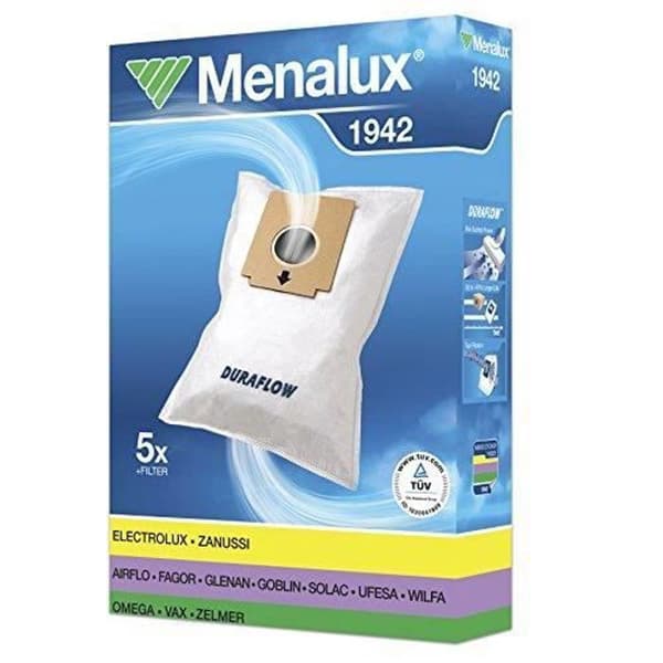 Menalux 2043394 Påse för Duraflow 1942 Dammsugare 9001670778