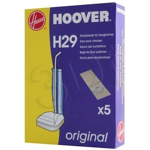 Säck för golvpolermaskin HOOVER H29 - paket med 5 säckar för F 3870 och Chambord (Tornado)