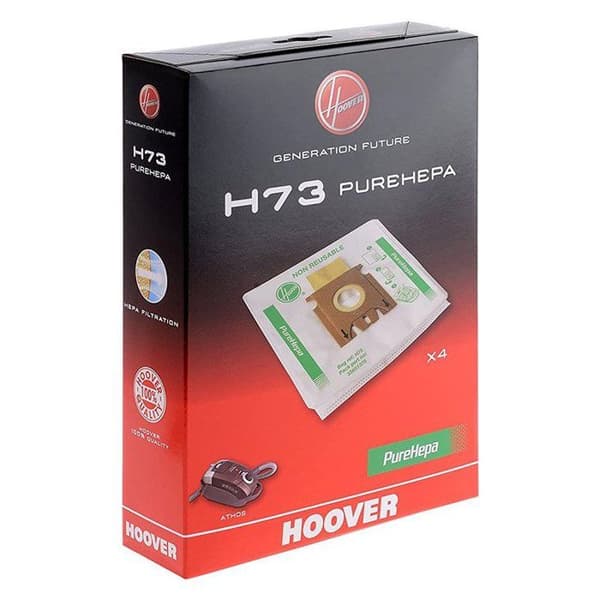 Säck Aspirator - HOOVER - H73 - Microfiber - 4 Säckar - Kompatibel Athen
