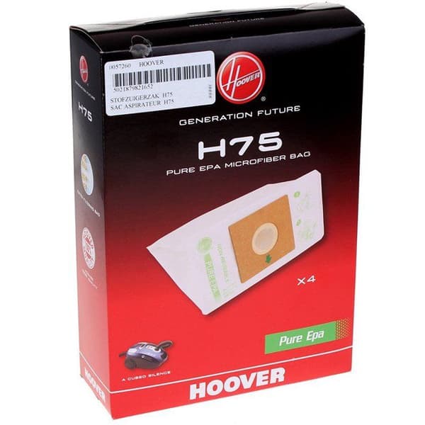 Dammsugarpåse - HOOVER - H 75 - Mikrofibrer - Kompatibel AC73_AC20 A-CUBED - 4 påsar