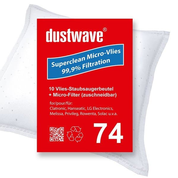 Dammsugarpåse Dustwave - D74-L01-1670