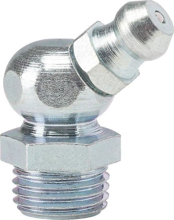 Tillbehör till industriell dammsugare Pressol - T 15 113-140 - Konisk smörjare, böjd 450 H2 M10*1