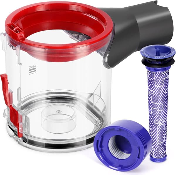 INF Dyson V8 Dam Behållare med Filterbyte