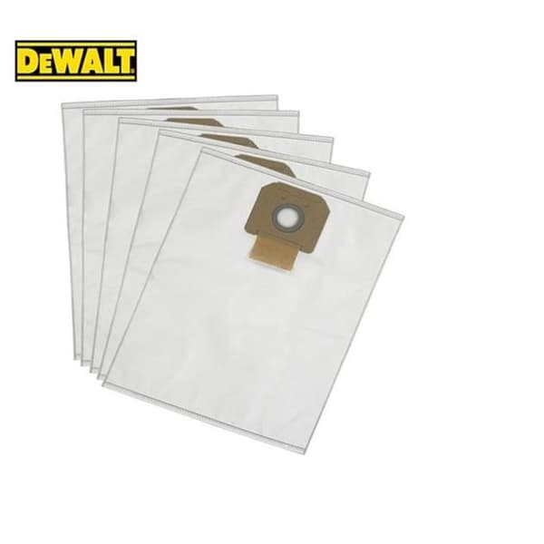 5-pack tygdammsugarpåsar för DWV900L / DWV901L / DWV902M - DEWALT