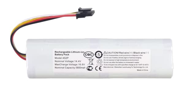 Batteri Batteri til Xiaomi Dreame D9 Pro F9 L10 støvsuger 14.4V 5800 mAh