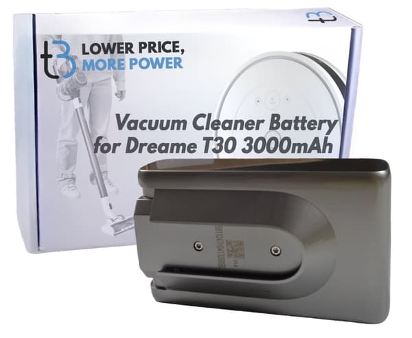 Batteri Batteri för Dreame T30 VTT1 R20 VTV97A 3000 mAh Li-jon dammsugare