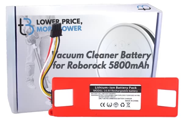 Batteri til Xiaomi Roborock S50 S51 S55 T4 T60 14.4V 5800mAh BRR-2P4S-5200S