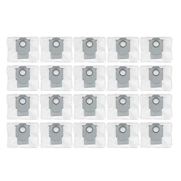 Dammsugarpåse Delar, Kompatibla med Roborock Modeller, Lätt Installation, Högkvalitativa Material,20st