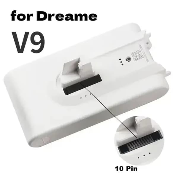 Lithiumbatteri til Dreame, 5000mAh kapacitet, kompatibel med flere modeller,V9