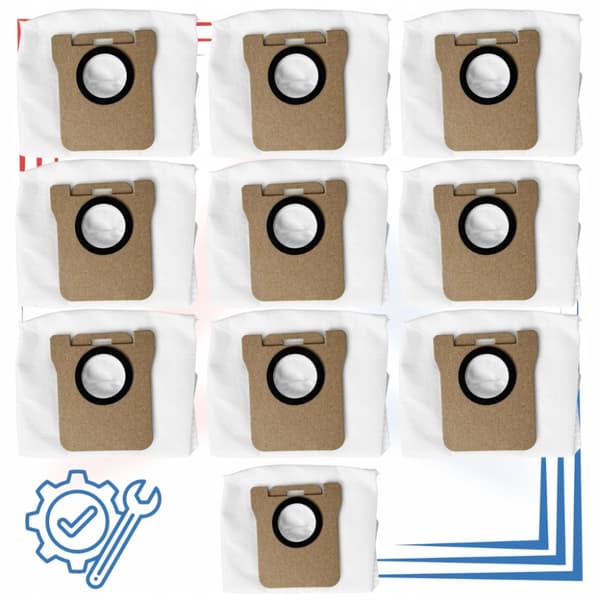 PÅSAR till Dreame L10S Ultra L10 L20, till Xiaomi Dammsugare X10 X10+ X20+ | 10 st