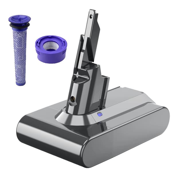 Dyson V7 akku, 6000mAh kapasiteetti, Sony Cell -teknologia, 216V, Kulta
