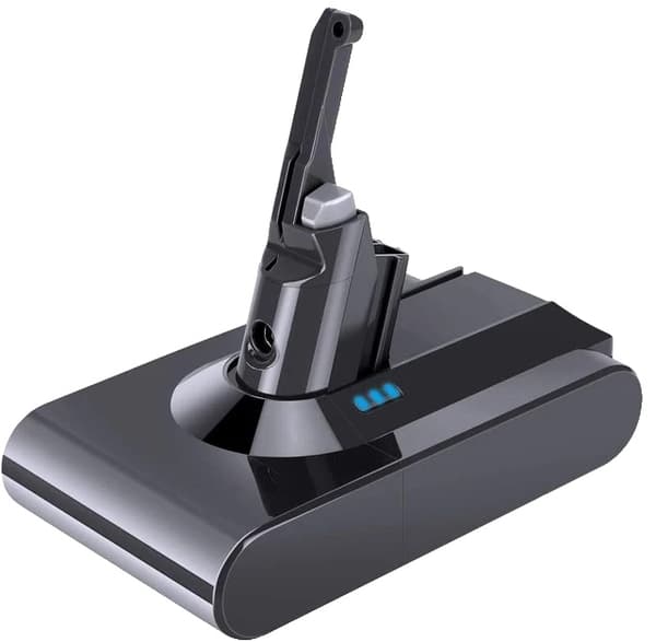 Ersättningsbatteri, 6000mAh kapacitet, kompatibelt med Dyson V7 V8 V10 V6, v8 sv10 batteri