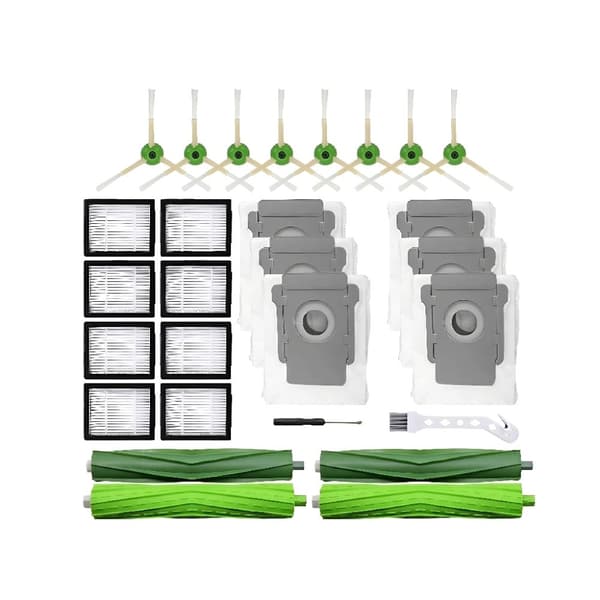 Kompatibla med iRobot Roomba dammsugare tillbehör i7 i7+ E5 E6-serien 800/900-serien (26 stycken)