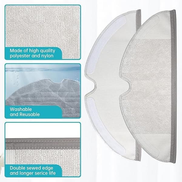 OBOSOE Tillbehör för Roborock S5/S6 – 15-delars Komplett Kit