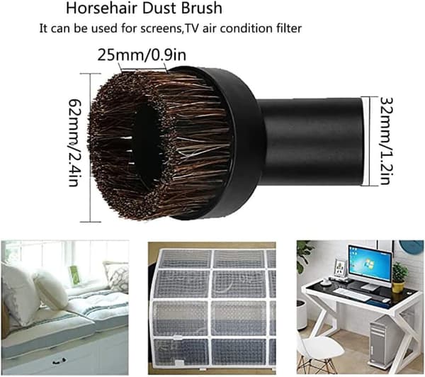 OBOSOE 6-Pack Dammsugarmunstycke – Universalt Tillbehör för Dammsugare, Passar de Flesta Modeller