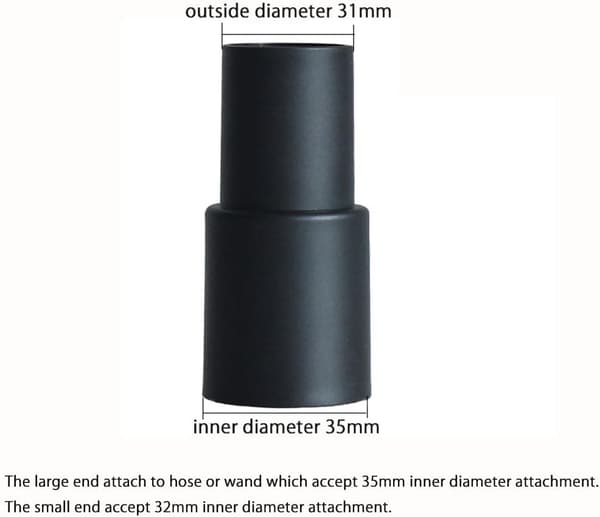 OBOSOE 6-Pack Dammsugarmunstycke – Universalt Tillbehör för Dammsugare, Passar de Flesta Modeller