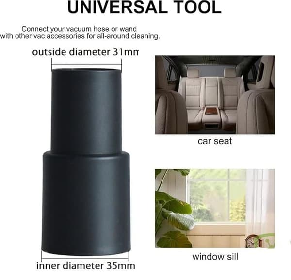 OBOSOE 6-Pack Dammsugarmunstycke – Universalt Tillbehör för Dammsugare, Passar de Flesta Modeller