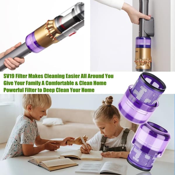 INF Violetti ABS-suodatin Dyson Omni-Glide/SV19 -imurille