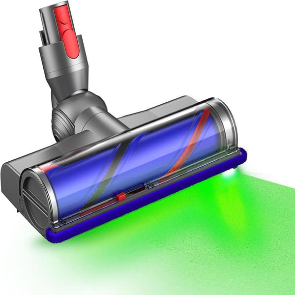 INF Anti-floke grønt lys støvsugerhode for Dyson V7-V11
