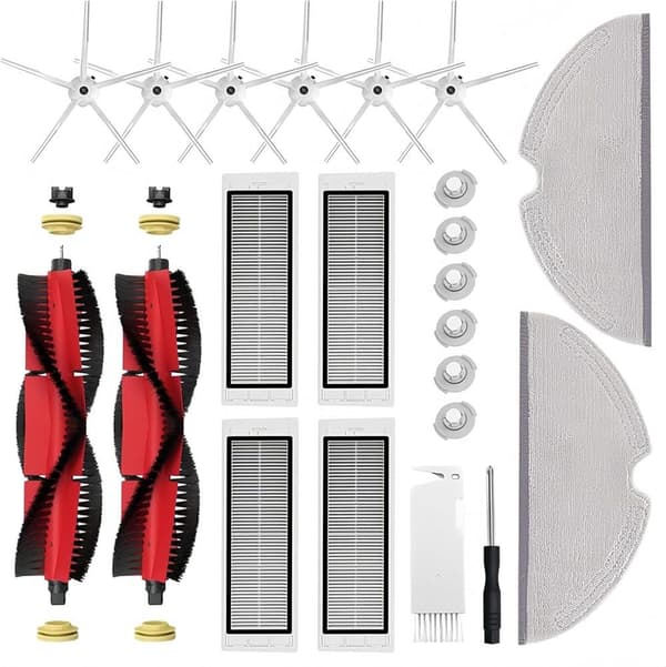 OBOSOE Tillbehör för Roborock S5/S6 – 22-delars Komplett Kit