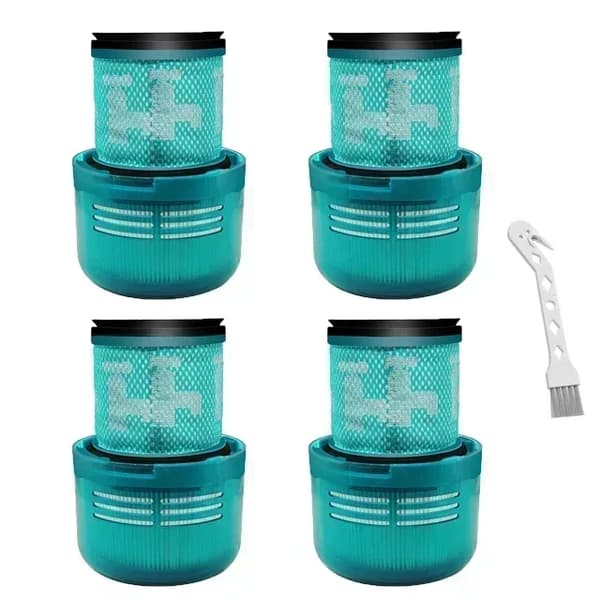 Tvättbart filter, HEPA, kompatibelt med flera modeller, 4-pack,4st
