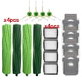 Pikkukuva 1 / 2: Hepa-suodatin ja sivuharjasetti, yhteensopiva iRobot Roomba E5, E6, E7, I7, I7+, I6, I8, I3, J7, 16 kappaletta,16PCS SET A