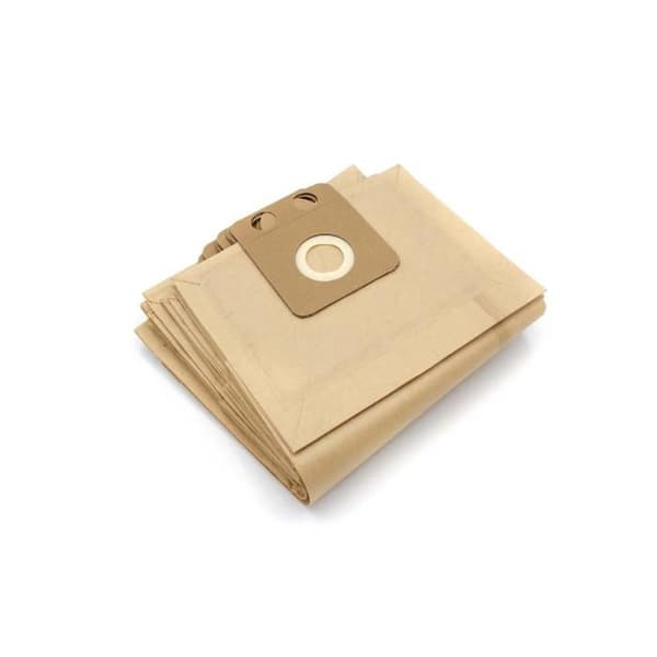 vhbw 10x påsar kompatibla med Nilfisk / Alto VC300 Hepa, VC 300 Hepa, VP 300, VP 300 / VP300, VP300 Hepa dammsugare - papper, brun