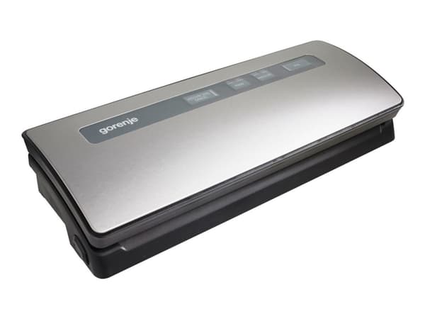 Gorenje VS120E, Harmaa, Tyhjiötiiviste, Metalli, Muovi, Painikkeet, 30 cm, 120 W