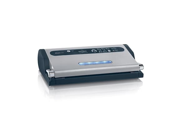 Magic Vac Maxima 2, Grå, 820 mbar, Beholder, Marinering, Kun forsegling, Vakuumforsegling, Metall, Plast, Knapper, 30 cm