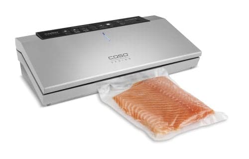 Caso GourmetVAC 480, Svart, Sølv, 800 mbar, Marinering, Vakuumforsegling, Plastikk, Berøring, 30 cm
