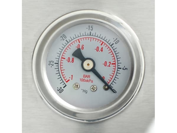 Caso FastVac 1200, Svart, Sølv, Beholder, Pulse vac, Vac seal, Rustfritt stål, Berøring, 30 cm, GS, CE