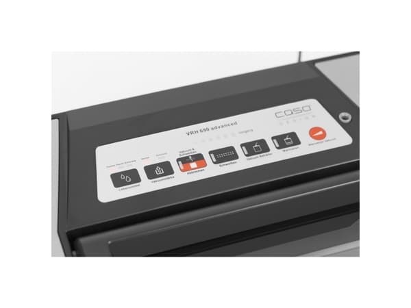 Caso VRH 690 advanced, Svart, Rustfritt stål, 900 mbar, Plastikk, Rustfritt stål, Berøring, GS/CE, 130 W