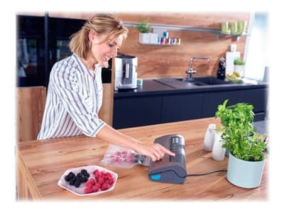 Leifheit Vacu Power 500, Hopea, 500 mbar, Tyhjiötiiviste, Muovi, Ruostumaton teräs, 30 cm