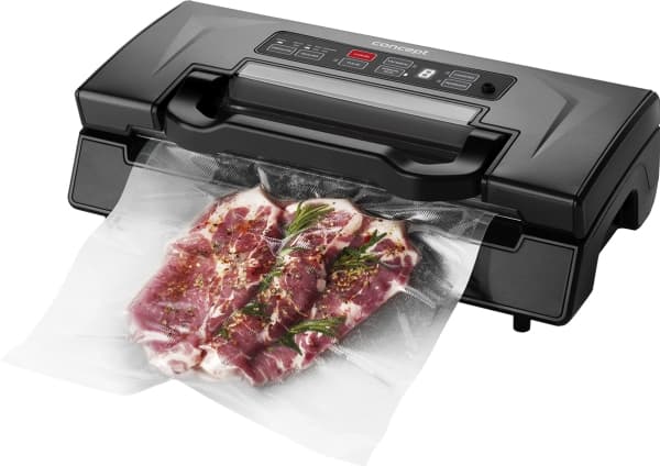Concept VA0060, Musta, 850 mbar, Marinointi, Pulssi-imu, Tyhjiötiiviste, 130 W, 220 - 240 V, 50 Hz