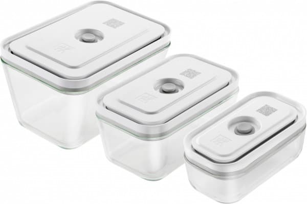 ZWILLING FRESH & SAVE, Laatikko, Suorakulmainen, Harmaa, Läpinäkyvä, Lasi, 180 °C, -20 - 180 °C
