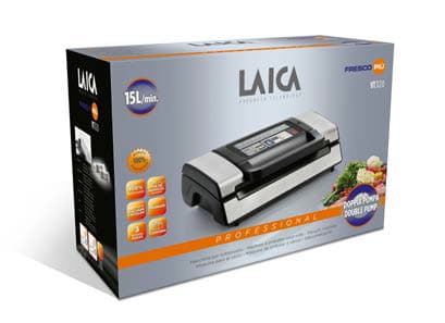 Laica VT3120, Svart, Vit, -0,9 mbar, 130 W, 220-240 V, 50 hz, 370 mm
