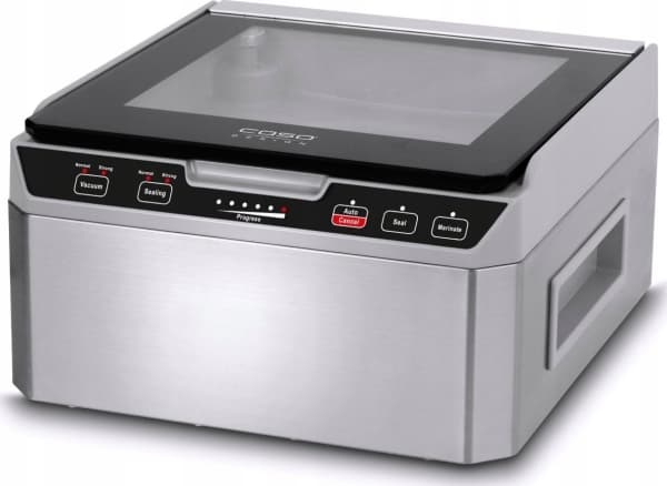 Caso VacuChef 40, Sort, Rustfritt stål, Glass, Rustfritt stål, Berøringskontroll, GS/CE, 280 W, 220 - 240 V