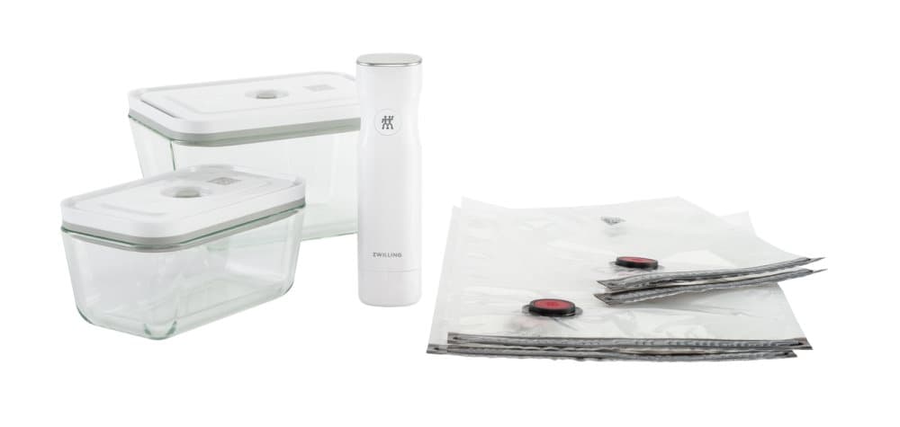 ZWILLING FRESH & SAVE, Vakuum startsett, Glas, 7-deler