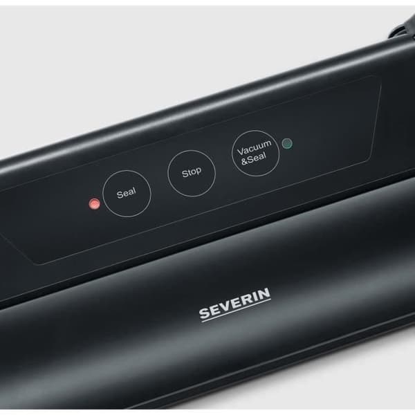 SEVERIN FS3610 Kompakt läskpåse - Automatisk dammsugning och tätning - Håller maten färsk 8 gånger längre / svart