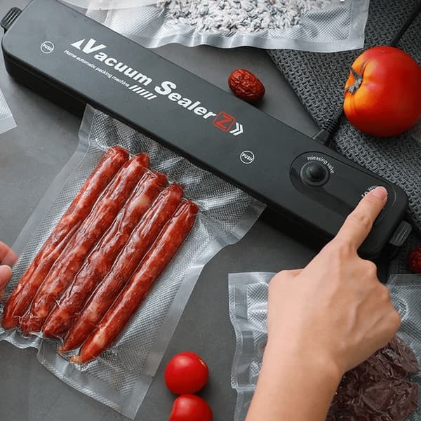 Sous Vide - Kannettava Vacuum Sealer sisältää 10 pussia